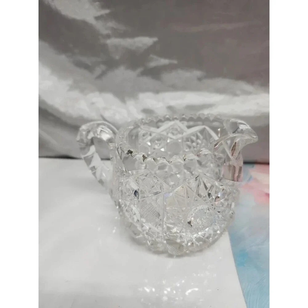 cut glass star of David creamer